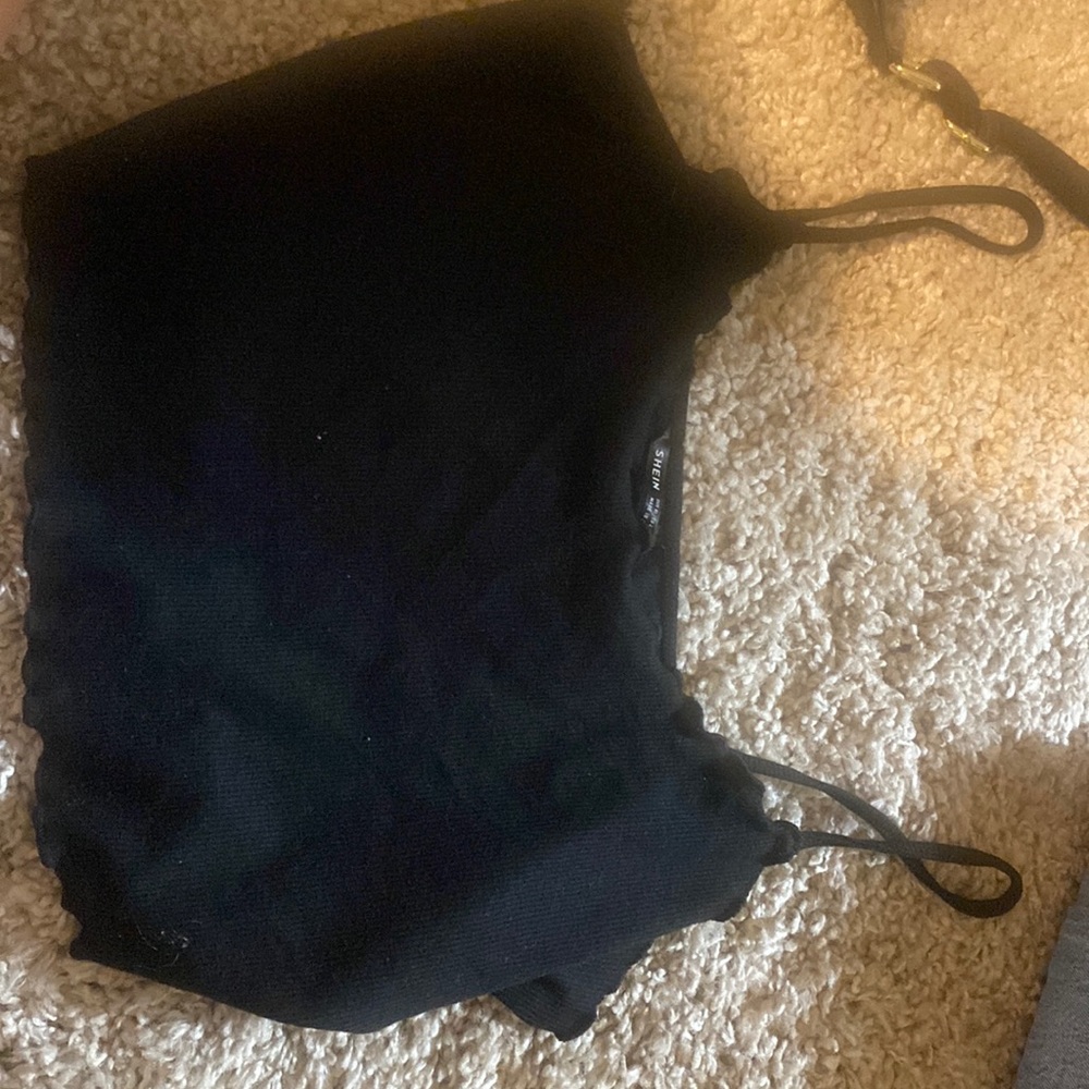 black tank top.